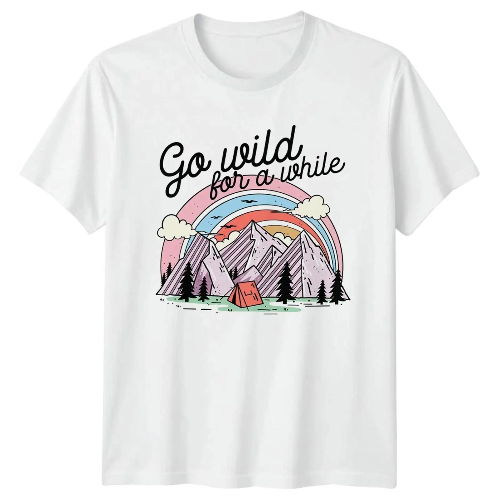 Outdoor Und Camping - T-shirt Go Wild For A While