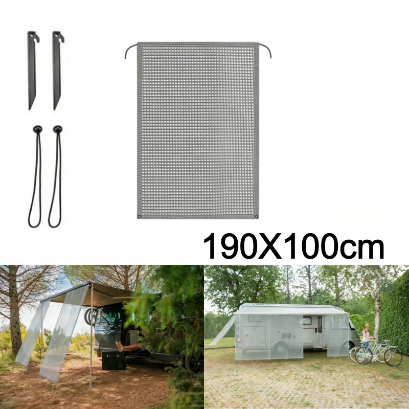 Outdoor Camping Awning - Panneau de protection solaire avant pour