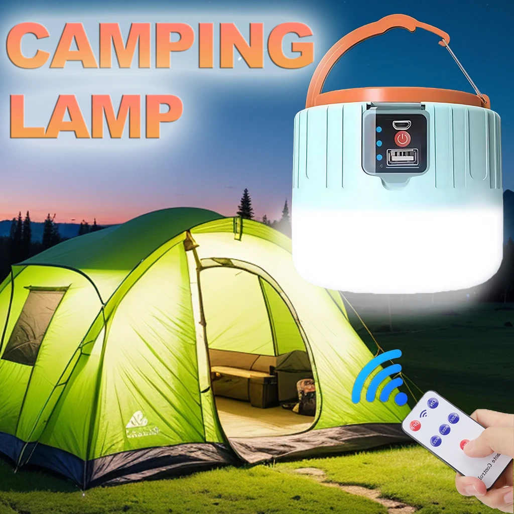 Outdoor Camping And Fishing - Lanterne solaire de Camping LED Rechargeable,