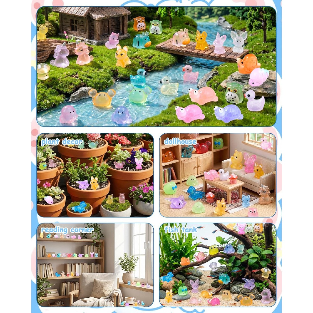 Outdoor Camping Bag - 3 paquets de 12 figurines d'animaux
