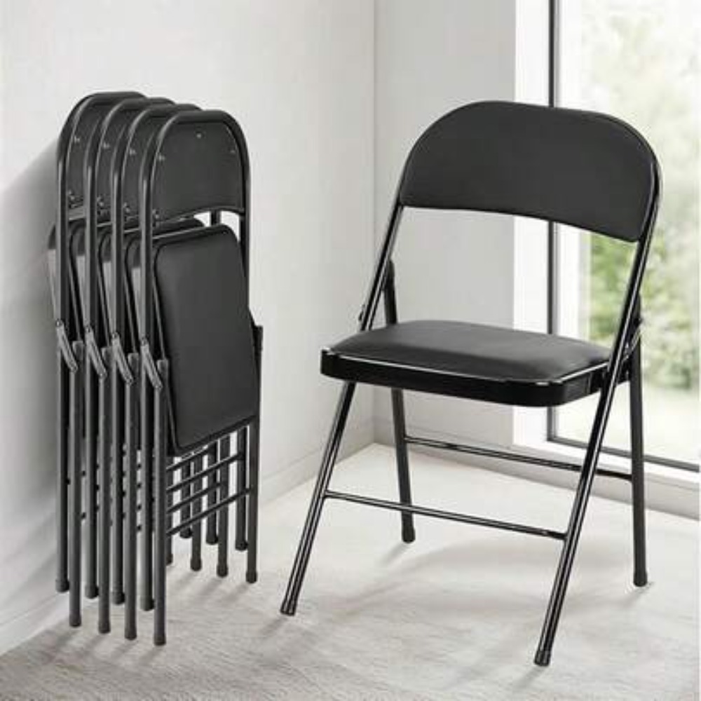 Outdoor Camping Folding Chair - Lot de 4 chaises pliantes rembourrées