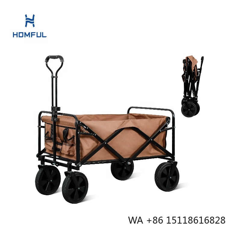 Outdoor Camping And Fishing - Chariot de pêche pliable HOMFUL, chariot
