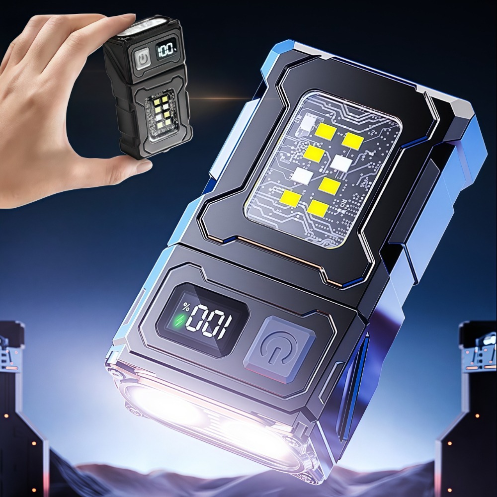 Outdoor Camping And Fishing - Mini lampe torche LED rechargeable avec