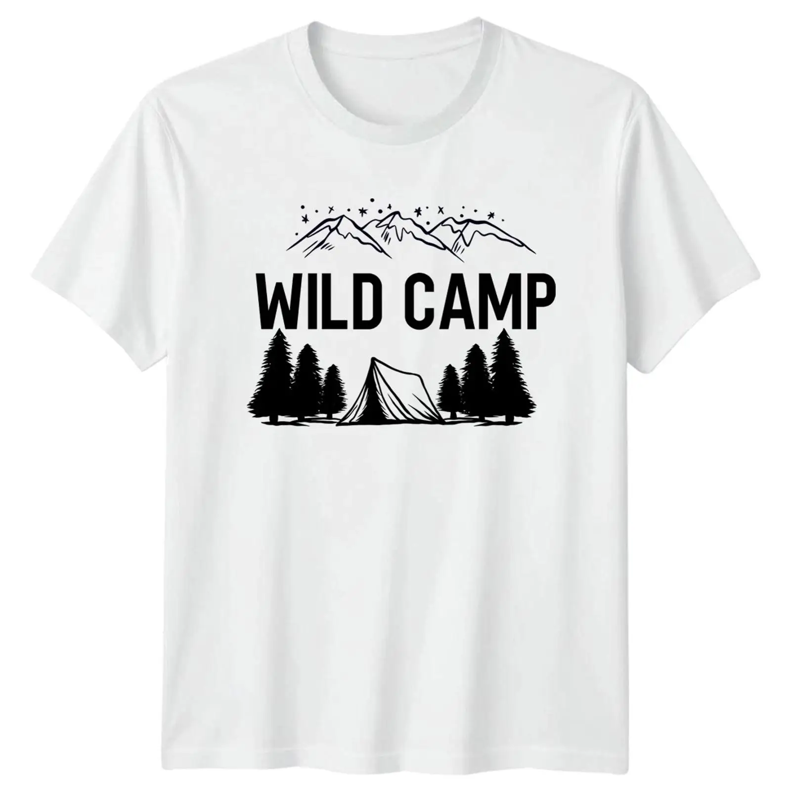 Outdoor Und Camping - T-shirt Wild Camp pour la randonnée