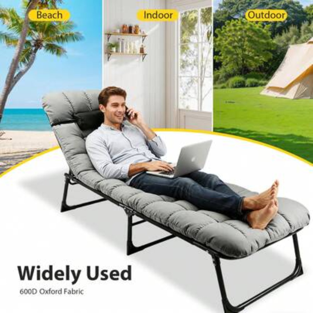 Lit de camping pliable robuste - Outdoor Camping Cot avis et prix