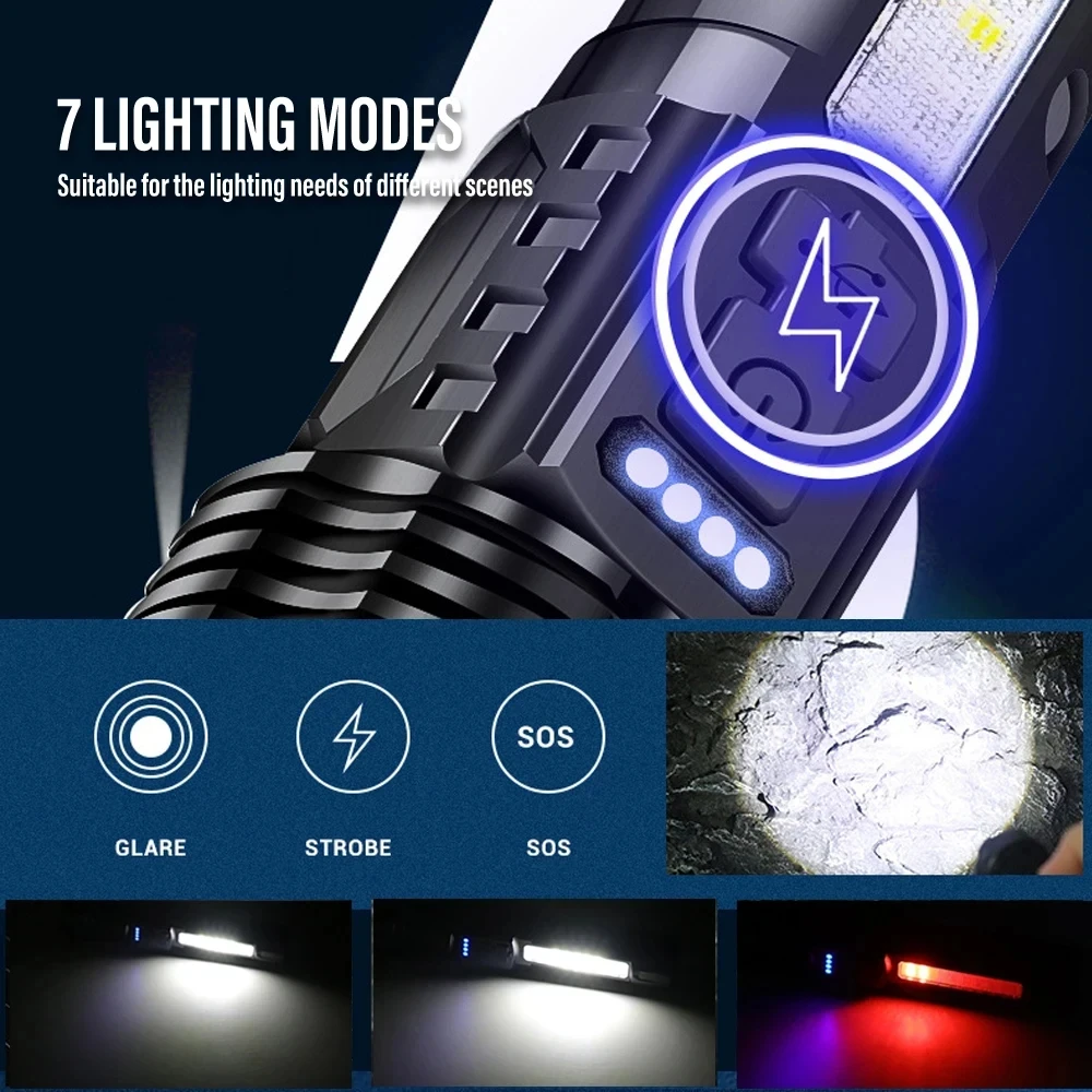 Lampe de poche LED puissante,  - Outdoor Camping And Fishing avis et prix