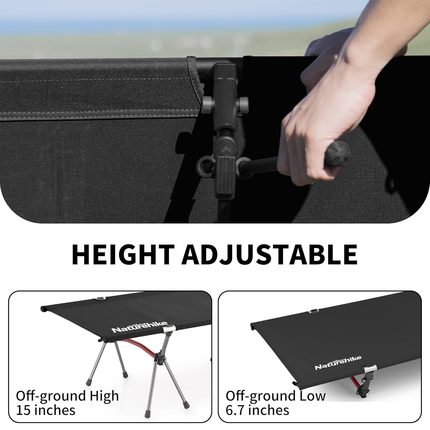 Lit de camping pliable Natureh - Outdoor Camping Cot avis et prix