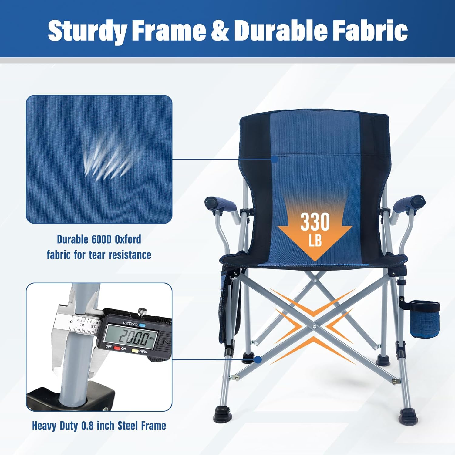 Chaise de camping pliable port - Outdoor Camping Folding Chair avis et prix