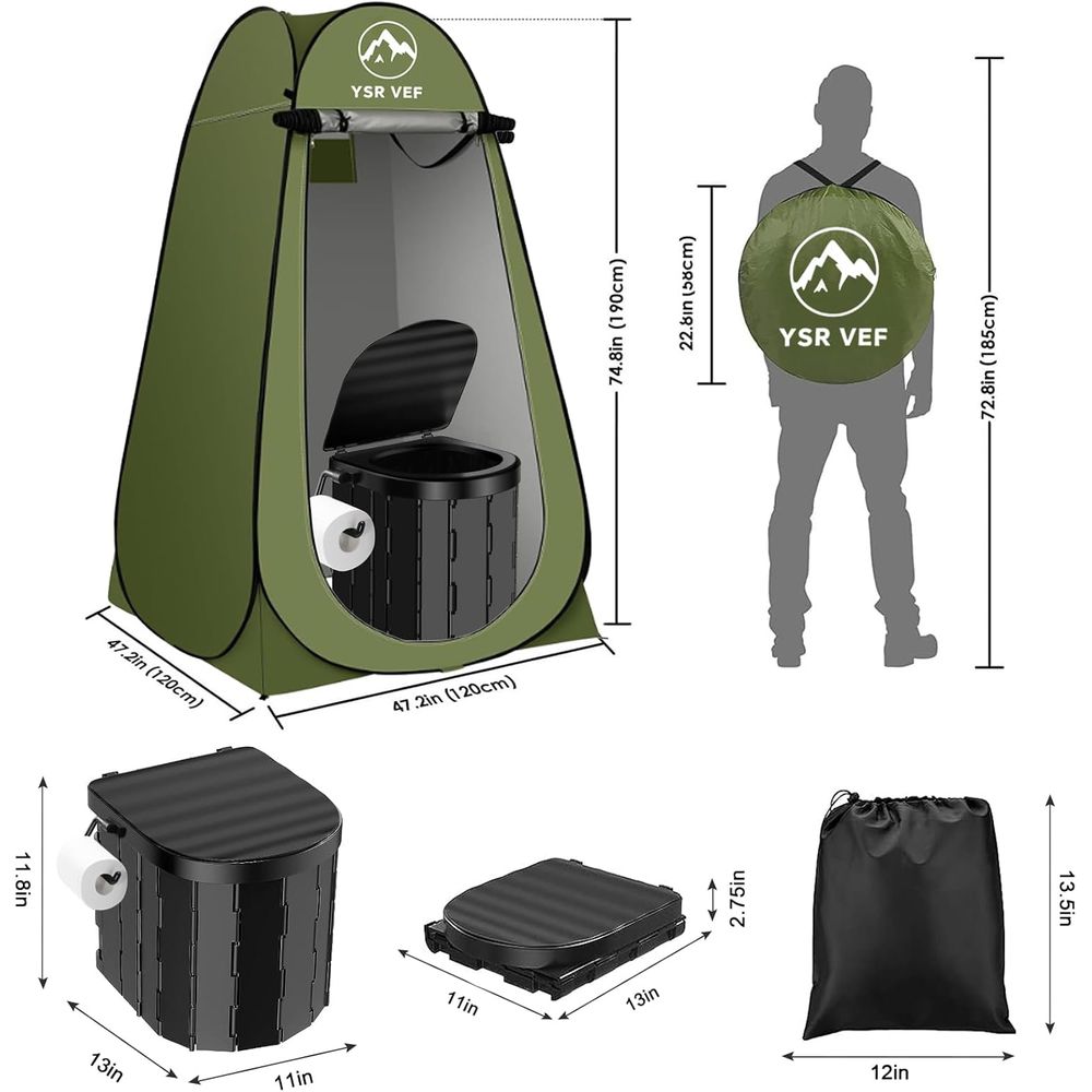 Kit de toilettes portables, to - Outdoor Camping Bag avis et prix