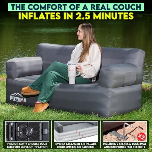 Pittman - Canapé gonflable ave - Outdoor Camping Couch avis et prix
