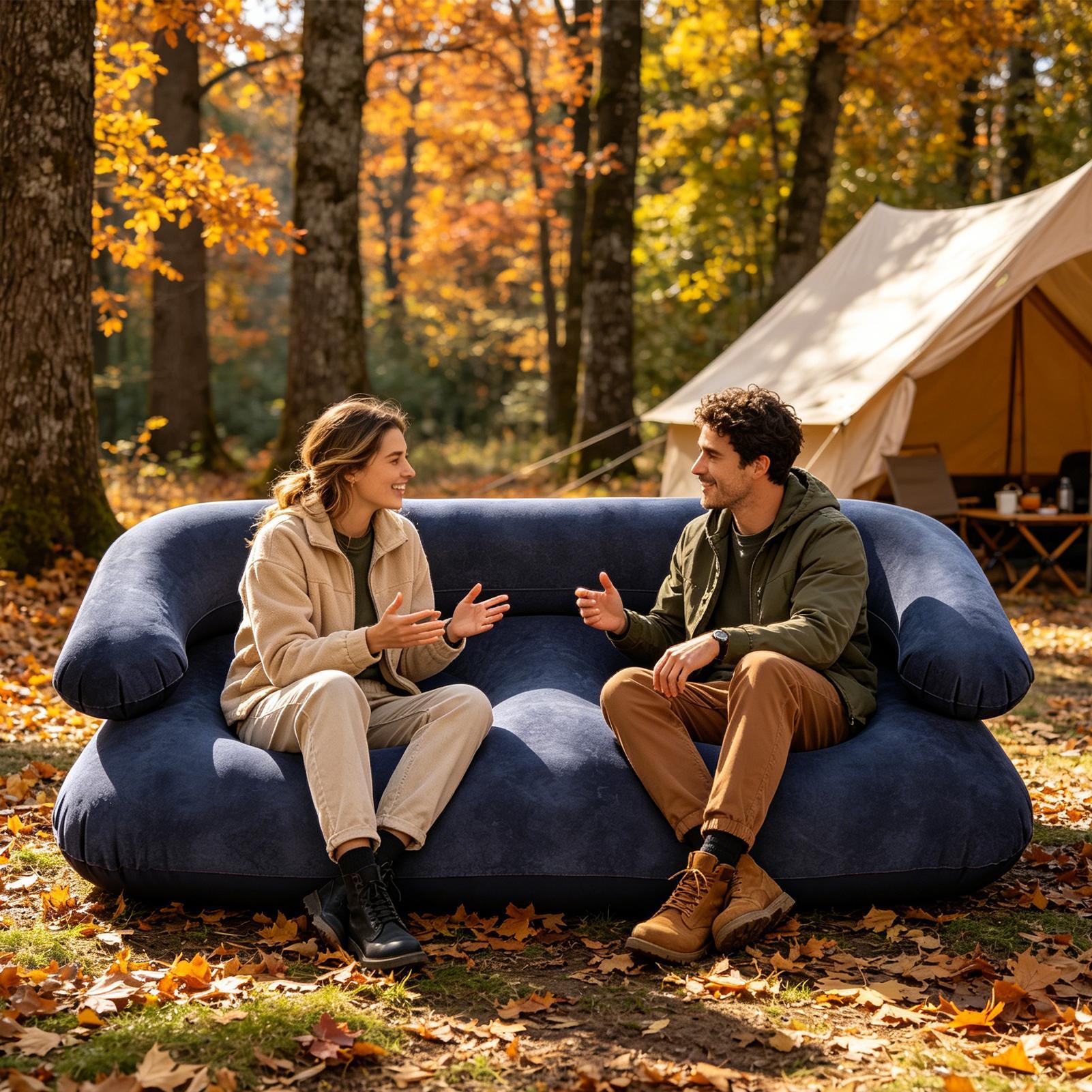 Canapé gonflable double deux p - Outdoor Camping Couch avis et prix