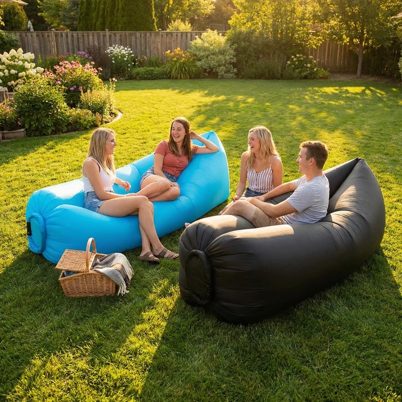 Canapé gonflable portable, fau - Outdoor Camping Couch avis et prix