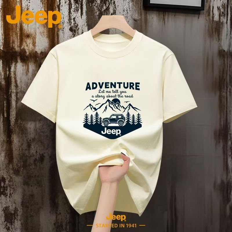 T-shirt Jeep pour homme, 230g, - Outdoor Camping Jeep avis et prix