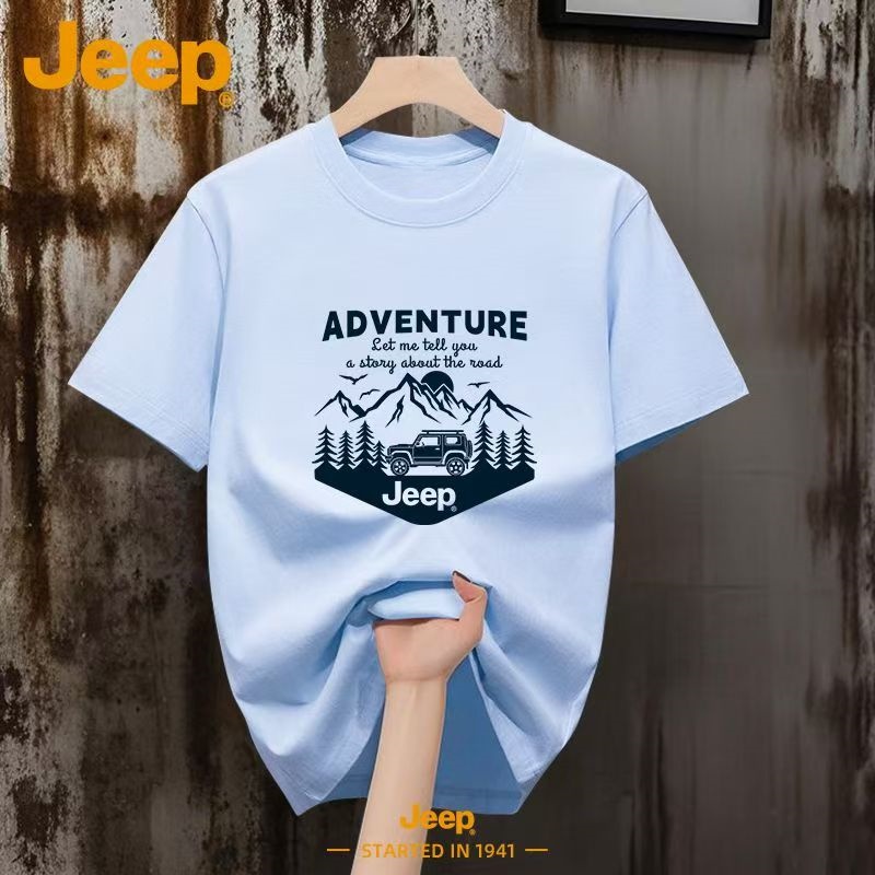 T-shirt Jeep pour homme, 230g, - Outdoor Camping Jeep avis et prix