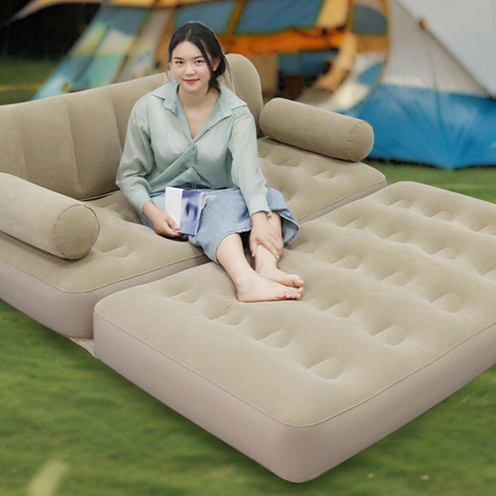 Canapé gonflable avec pompe à  - Outdoor Camping Couch avis et prix