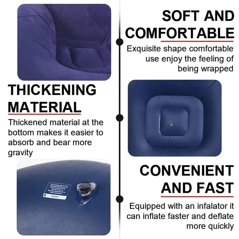 Grand canapé gonflable paresse - Outdoor Camping Couch avis et prix