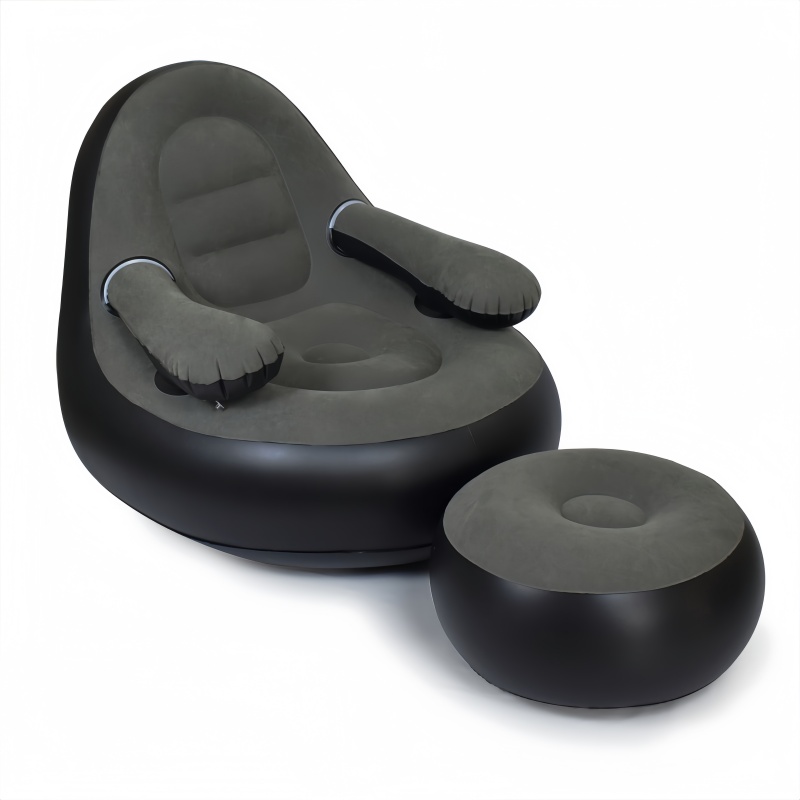 Canapé gonflable en PVC avec a - Outdoor Camping Folding Chair avis et prix