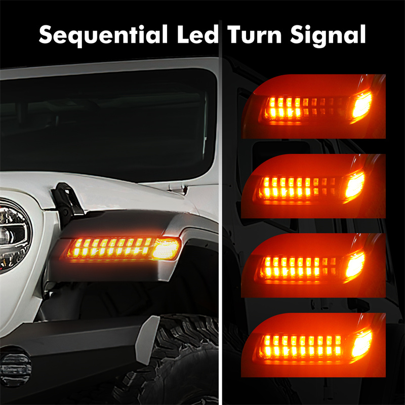 Clignotants LED DRL avec feux  - Outdoor Camping Jeep avis et prix