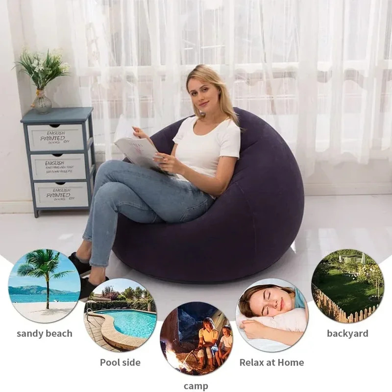 Grandes chaises-canapés gonfla - Outdoor Camping Couch avis et prix
