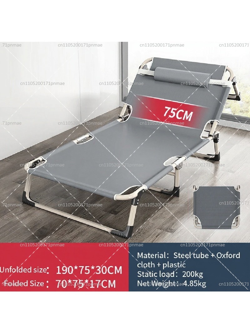 Lit simple pliant en métal, li - Outdoor Camping Folding Chair avis et prix