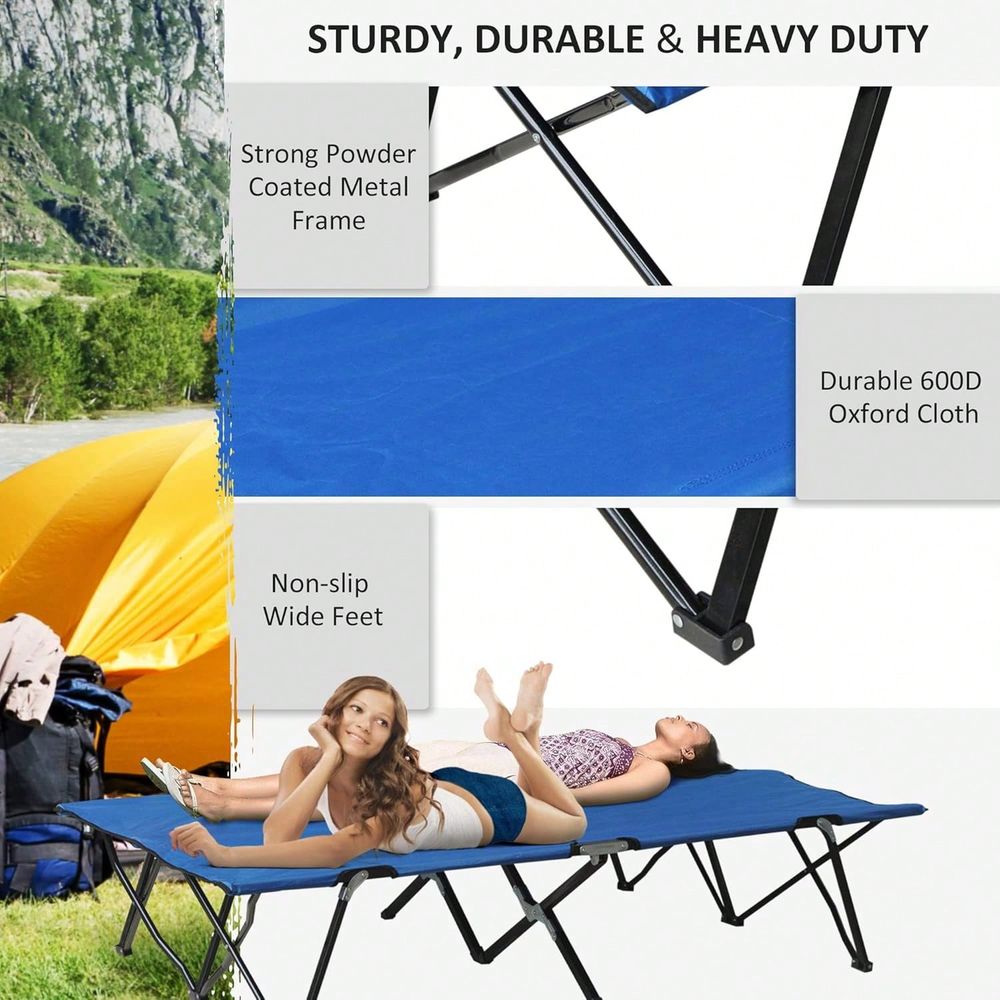 Lit de camping pliant pour 2 p - Outdoor Camping Cot avis et prix