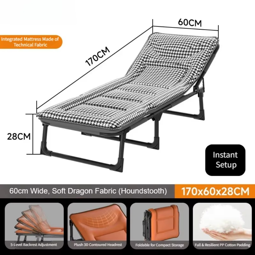 Lit de camping pliable en méta - Outdoor Camping Cot avis et prix