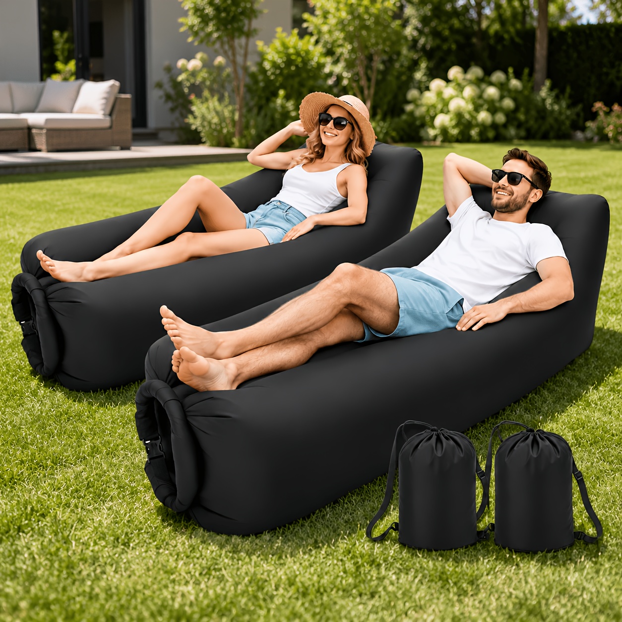 Ensemble de canapé gonflable 4 - Outdoor Camping Couch avis et prix