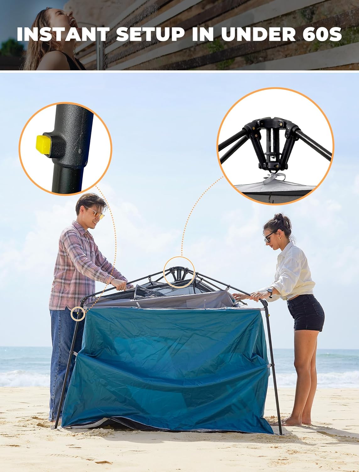 Tente de douche portable pour  - Outdoor Und Camping avis et prix