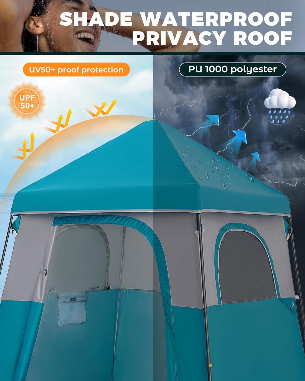 Tente de douche portable pour  - Outdoor Und Camping avis et prix