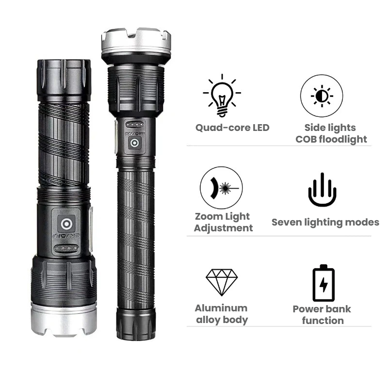 Lampe torche LED haute puissan - Outdoor Camping And Fishing avis et prix